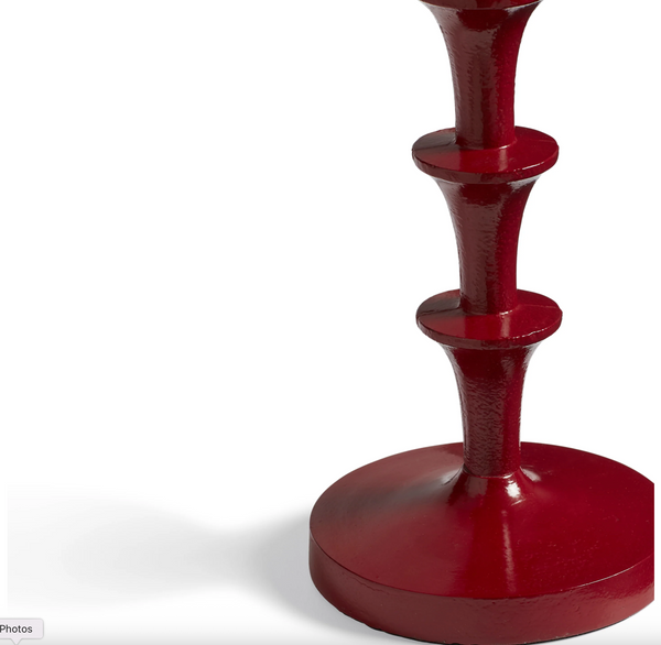 CoreClara Table Lamp – Dark Red