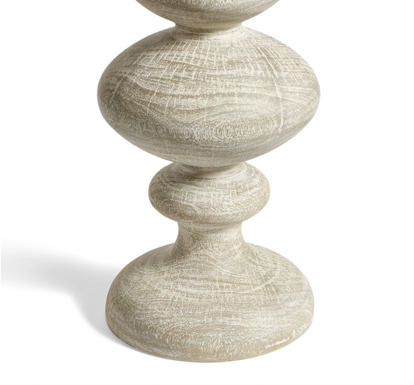 CoreMinerva Wooden Table Lamp – Cloud Wash