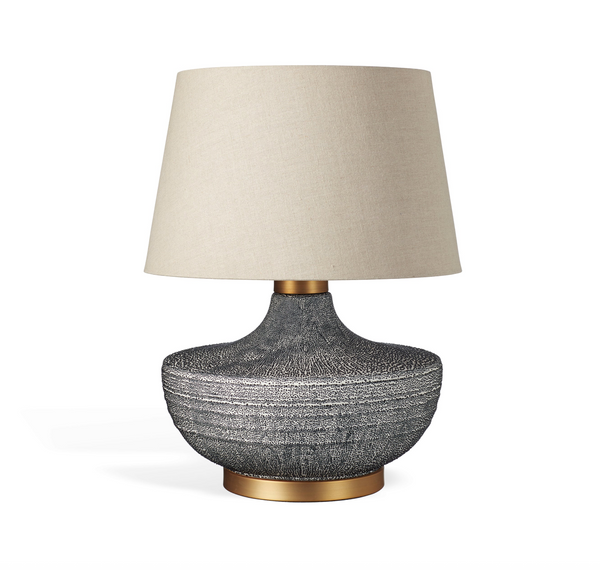 CoreOcean Glazed Table Lamp – Multi